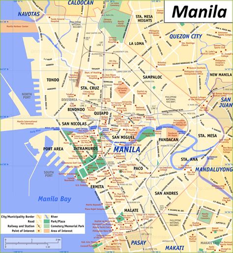 map manila city.